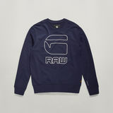 G-STAR Outlet Graphic Graw Sweater Dark blue