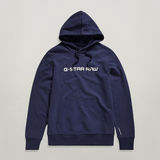 G-STAR Outlet Graphic Core Hoodie Dark blue