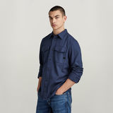 G-STAR Outlet Marine Slim Shirt Dark blue