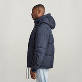 G-STAR Outlet Field Hooded Puffer Jacket Dark blue