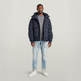 G-STAR Outlet Field Hooded Puffer Jacket Dark blue