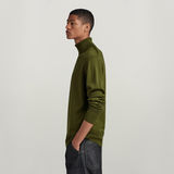 G-STAR Outlet Premium Core Turtle Knitted Sweater Green