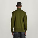 G-STAR Outlet Premium Core Turtle Knitted Sweater Green