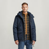 G-STAR Outlet Vodan Padded Hooded Jacket Dark blue