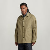 G-STAR Outlet Unisex Soft Oversized Overshirt Green