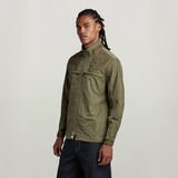 G-STAR Outlet Fabric Mix Overshirt Green