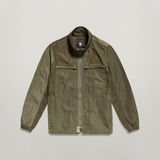 G-STAR Outlet Fabric Mix Overshirt Green