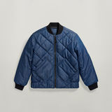 G-STAR Outlet Chaqueta Premium Padded Denim Bomber Azul oscuro