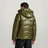 G-STAR Outlet Padded Hooded Puffer Green