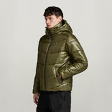 G-STAR Outlet Padded Hooded Puffer Green