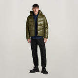 G-STAR Outlet Padded Hooded Puffer Green