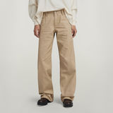 G-STAR Outlet Judee Low Waist Loose Pants Beige