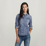 G-STAR Outlet 3301 Denim Shirt Medium blue