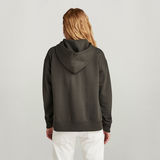 G-STAR Outlet Graphic Core Hooded Sweater Grey