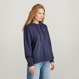 G-STAR Outlet Graphic Core Hooded Sweater Dark blue