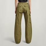 G-STAR Outlet Judee Low Waist Loose Pants Green