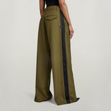 G-STAR Outlet Loose Pleated Holiday Pants Green