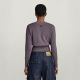 G-STAR Outlet Moto Slim Knitted Sweater Grey