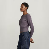 G-STAR Outlet Moto Slim Knitted Sweater Grey