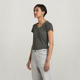 G-STAR Outlet Eyben Slim V-Neck Top Grey