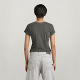 G-STAR Outlet Eyben Slim V-Neck Top Grey
