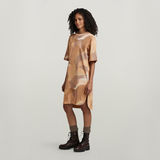 G-STAR Outlet Boxy U Tee Allover Dress Multi color