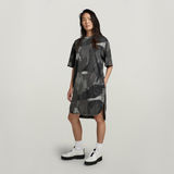 G-STAR Outlet Boxy U Tee Allover Dress Multi color