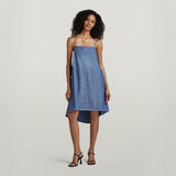 G-STAR Outlet Premium Para Simple Short Dress Medium blue