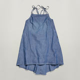 G-STAR Outlet Premium Para Simple Short Dress Medium blue
