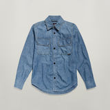 G-STAR Outlet Flap Pocket Shirt Evergreen Medium blue