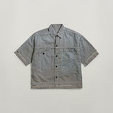 G-STAR Outlet Camisa Premium E Double Unisex Azul intermedio