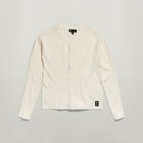 G-STAR Outlet Jersey Core Henley Beige