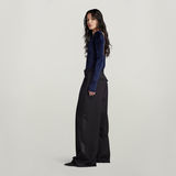 G-STAR Outlet Deep Scoop Slim Body Top Dark blue