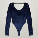 G-STAR Outlet Deep Scoop Slim Body Top Dark blue