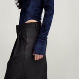 G-STAR Outlet Deep Scoop Slim Body Top Dark blue