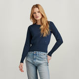 G-STAR Outlet Moto Slim Knitted Sweater Dark blue