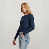 G-STAR Outlet Moto Slim Knitted Sweater Dark blue