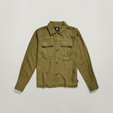 G-STAR Outlet Fitted Officer Shirt Green