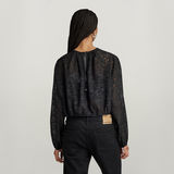 G-STAR Outlet Camiseta Sniper Top 2.0 Negro
