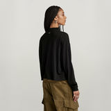 G-STAR Outlet Top Mock Graphic Loose Negro
