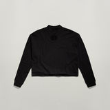 G-STAR Outlet Top Mock Graphic Loose Negro