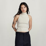 G-STAR Outlet NY RAW Slim Knitted Top Beige