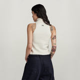 G-STAR Outlet NY RAW Slim Knitted Top Beige