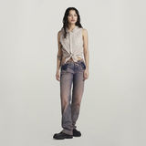 G-STAR Outlet Y2K Sleeveless Shirt Beige