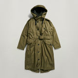 G-STAR Outlet Parka Long Verde