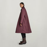 G-STAR Outlet Padded Wide Trench Purple