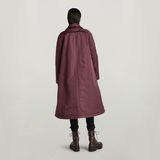 G-STAR Outlet Padded Wide Trench Purple