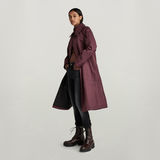 G-STAR Outlet Padded Wide Trench Purple