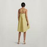 G-STAR Outlet Para Simple Short Dress Green