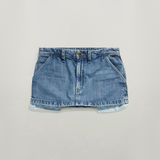 G-STAR Outlet Denim Mini Skirt Medium blue